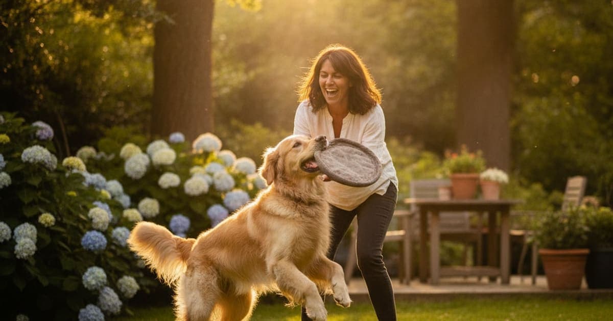 A dog being cared for at home, illustrating what helps a dog with ibd? (diet, meds and support)