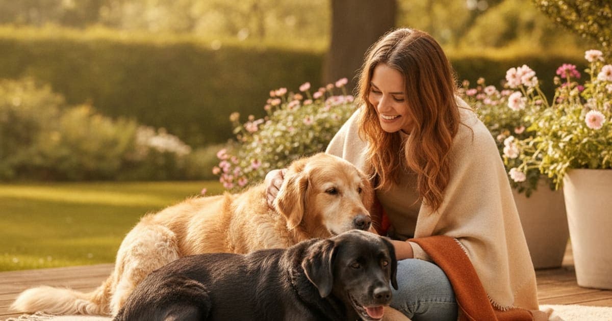 A dog being cared for at home, illustrating what should i give my dog for hock injury? (what helps)