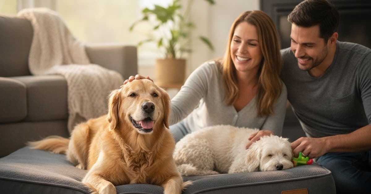 A dog being cared for at home, illustrating what to give a dog with hygroma? (care options explained)