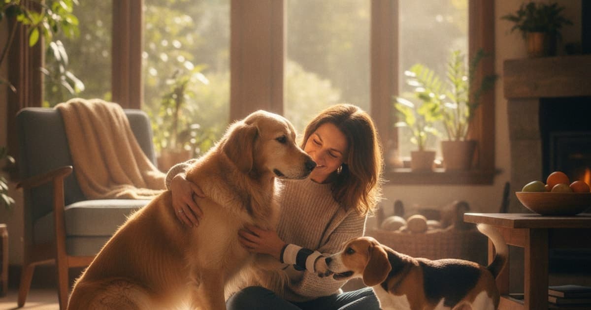 A dog being cared for at home, illustrating what should i give my dog for joint effusion? (options)