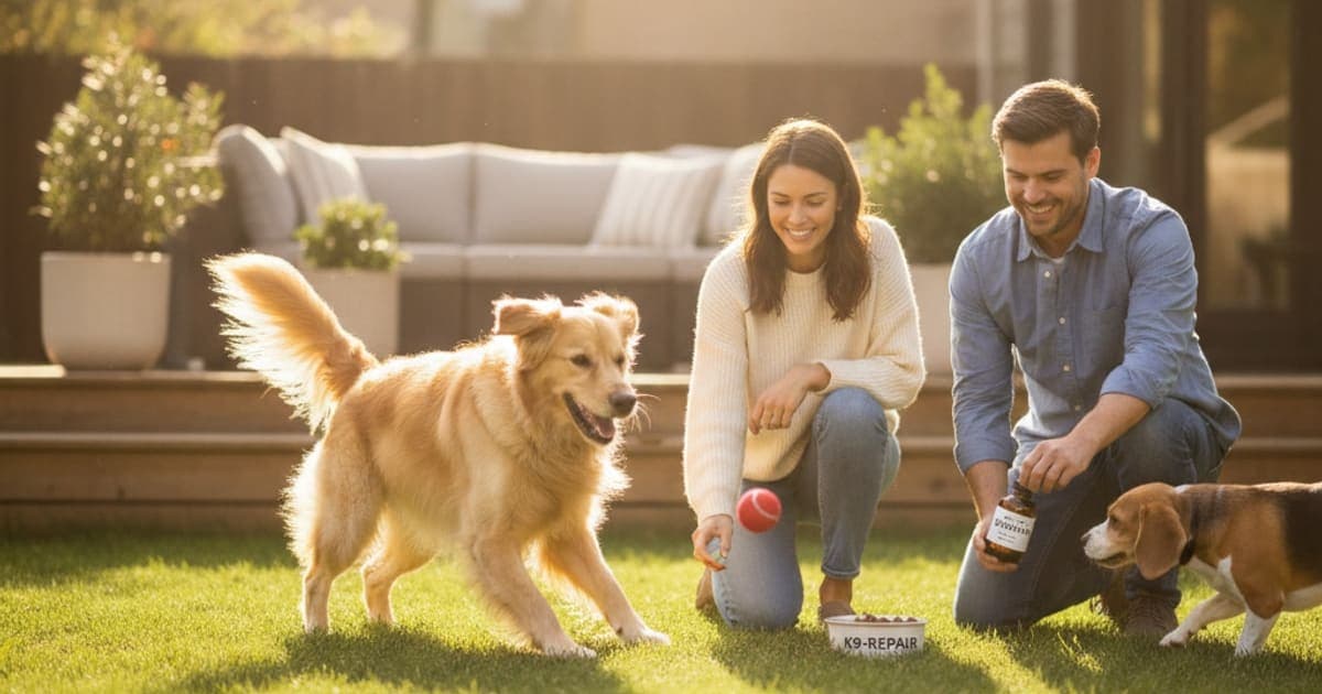 A dog being cared for at home, illustrating where to buy k9-repair for dogs? (2026 explained)
