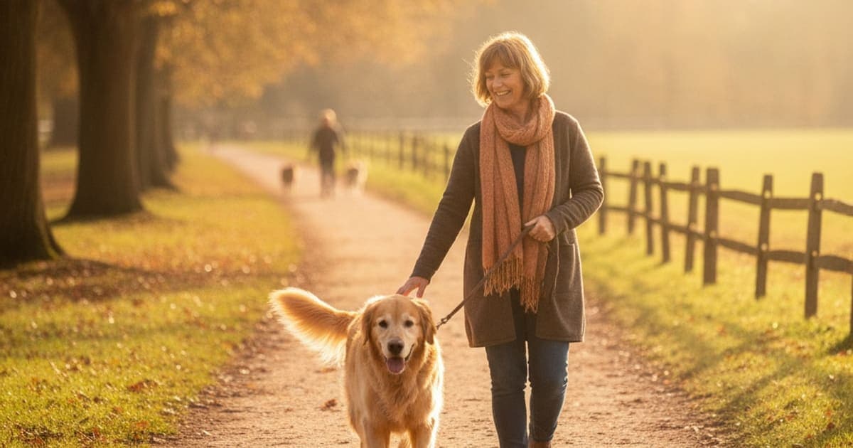 A dog being cared for at home, illustrating why is my dog slowing down on walks? (causes explained)