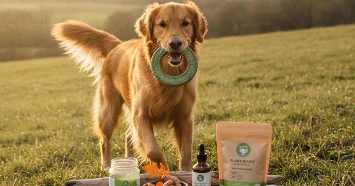 A dog being cared for at home, illustrating yumove alternatives for dogs: 2026 options compared