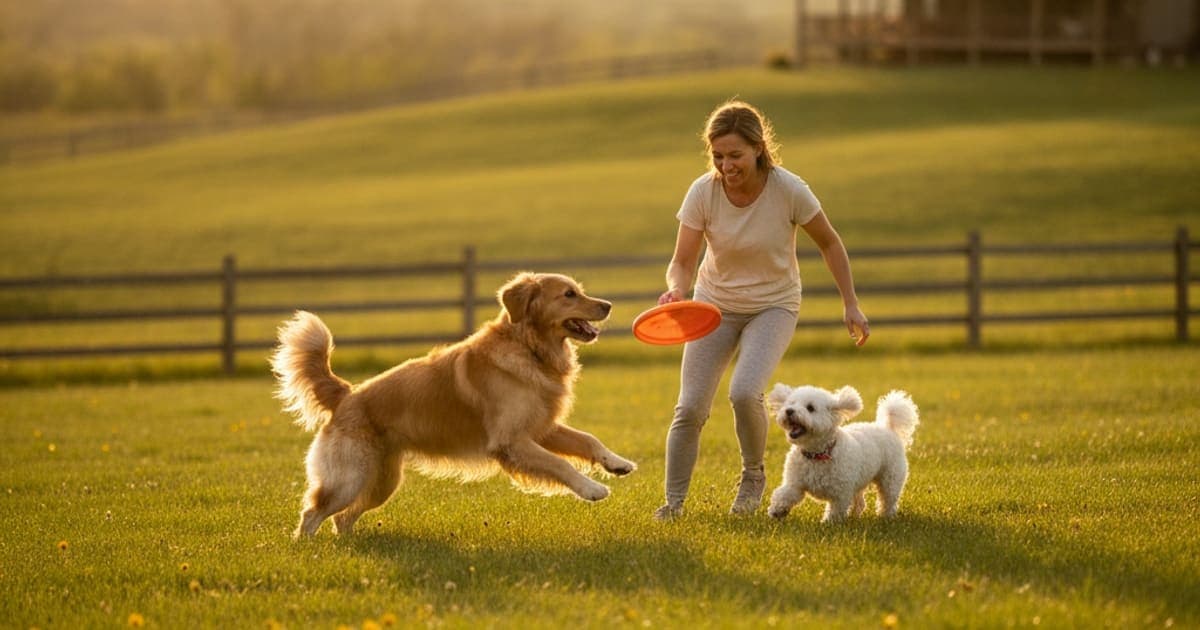 A dog being cared for at home, illustrating zesty paws dog supplements