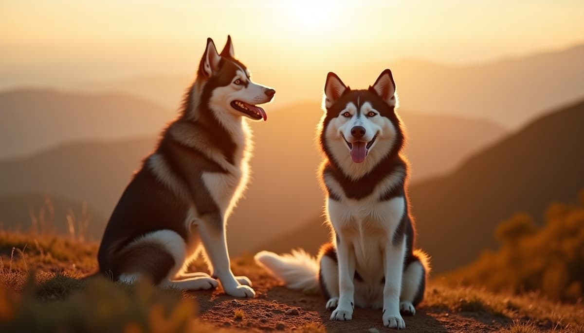 A dog being cared for at home, illustrating alaskan malamutes joint health guide