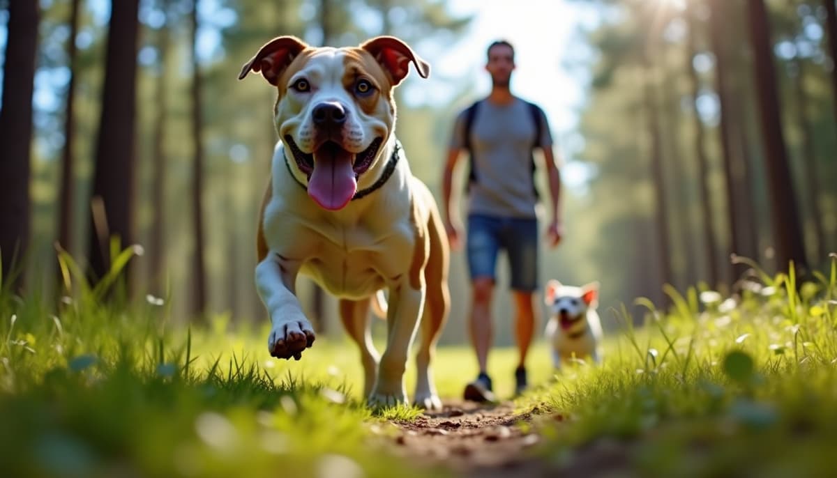 A dog being cared for at home, illustrating american bulldogs joint health guide: risks & signs