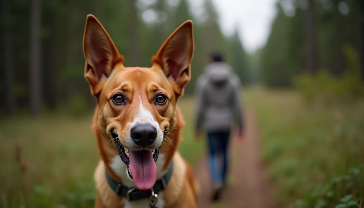 A dog being cared for at home, illustrating basenjis joint health guide: hip, knee & spine risks