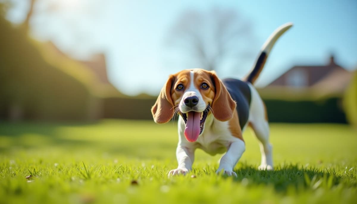 A dog being cared for at home, illustrating beagles joint health guide