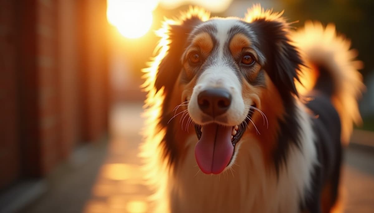 A dog being cared for at home, illustrating bearded collies joint health guide