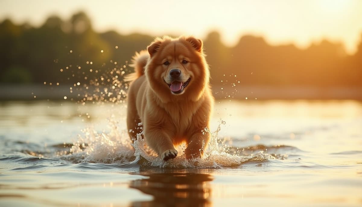 A dog being cared for at home, illustrating chow chows joint health guide