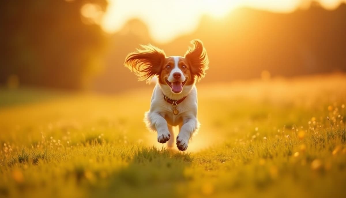 A dog being cared for at home, illustrating cocker spaniels joint health guide