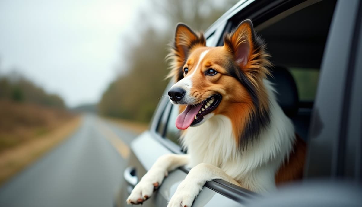 A dog being cared for at home, illustrating collies joint health guide