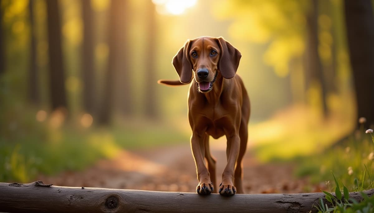 A dog being cared for at home, illustrating coonhounds joint health guide