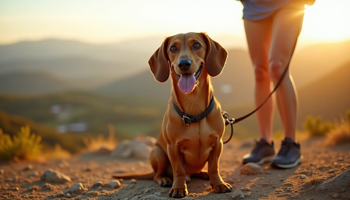 A dog being cared for at home, illustrating dachshunds joint health guide