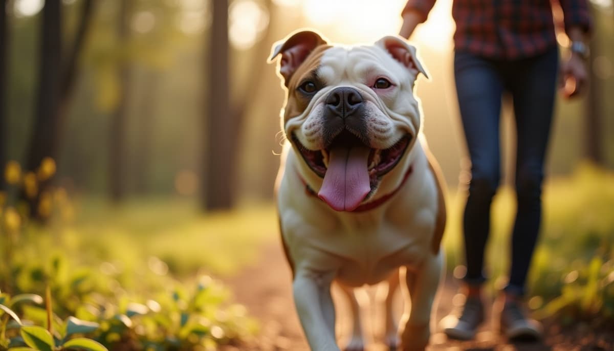 A dog being cared for at home, illustrating english bulldogs joint health guide