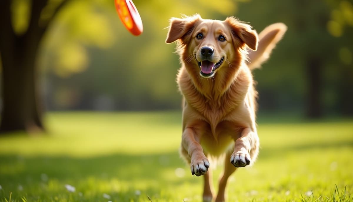A dog being cared for at home, illustrating flat-coated retrievers joint health guide