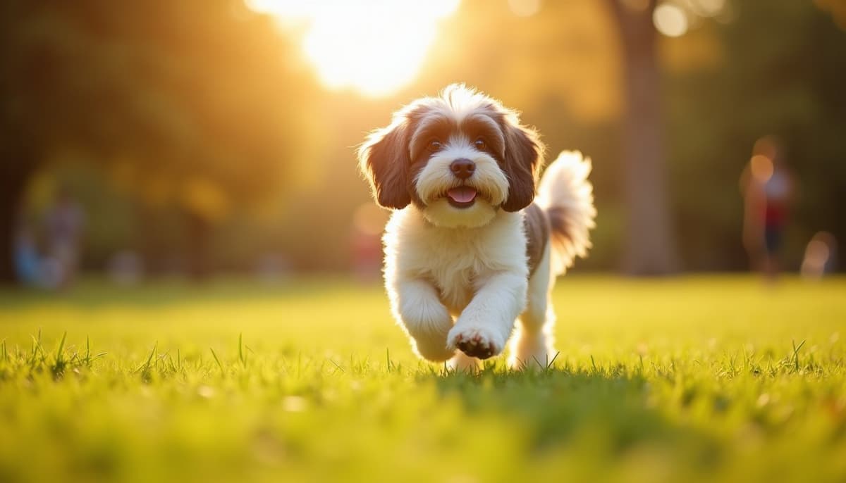A dog being cared for at home, illustrating havanese joint health guide