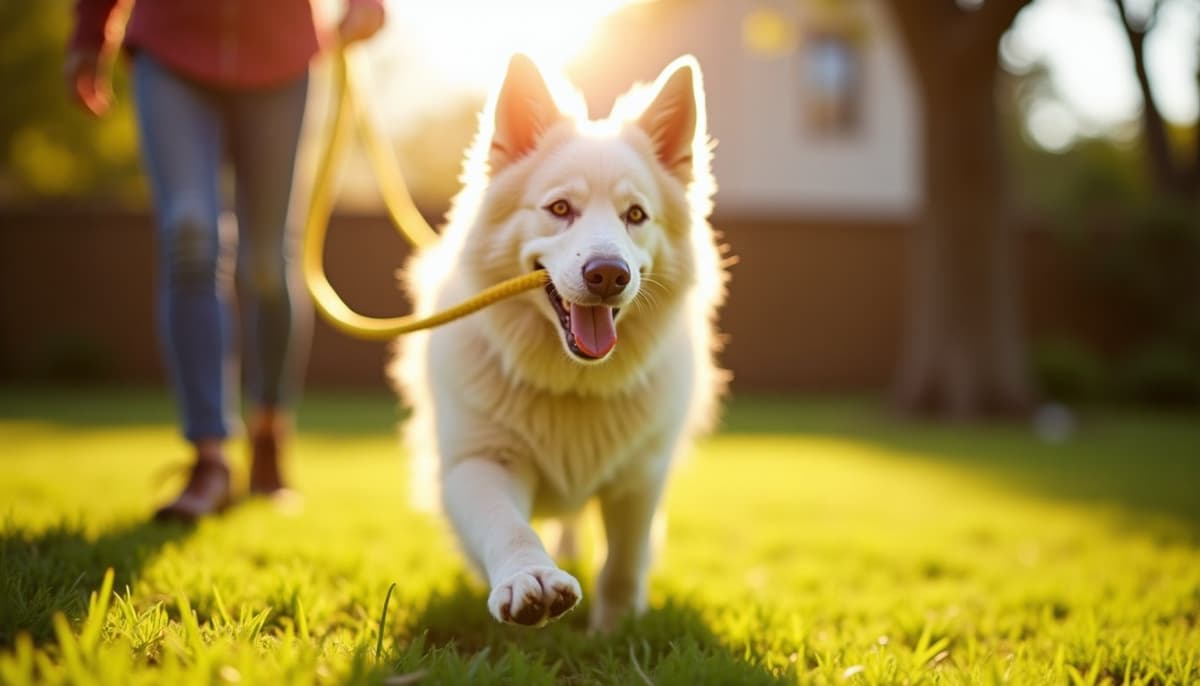 A dog being cared for at home, illustrating icelandic sheepdogs joint health guide