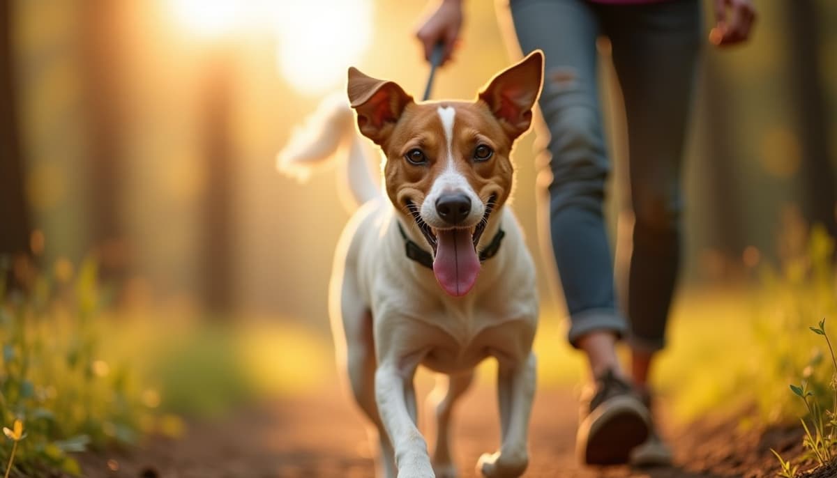 A dog being cared for at home, illustrating jack russell terriers joint health guide