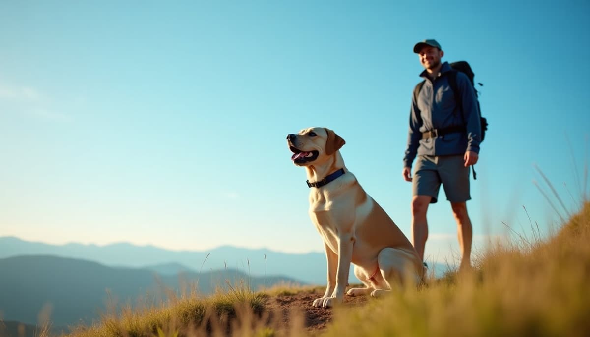 A dog being cared for at home, illustrating labrador retrievers joint health guide: hips to acls