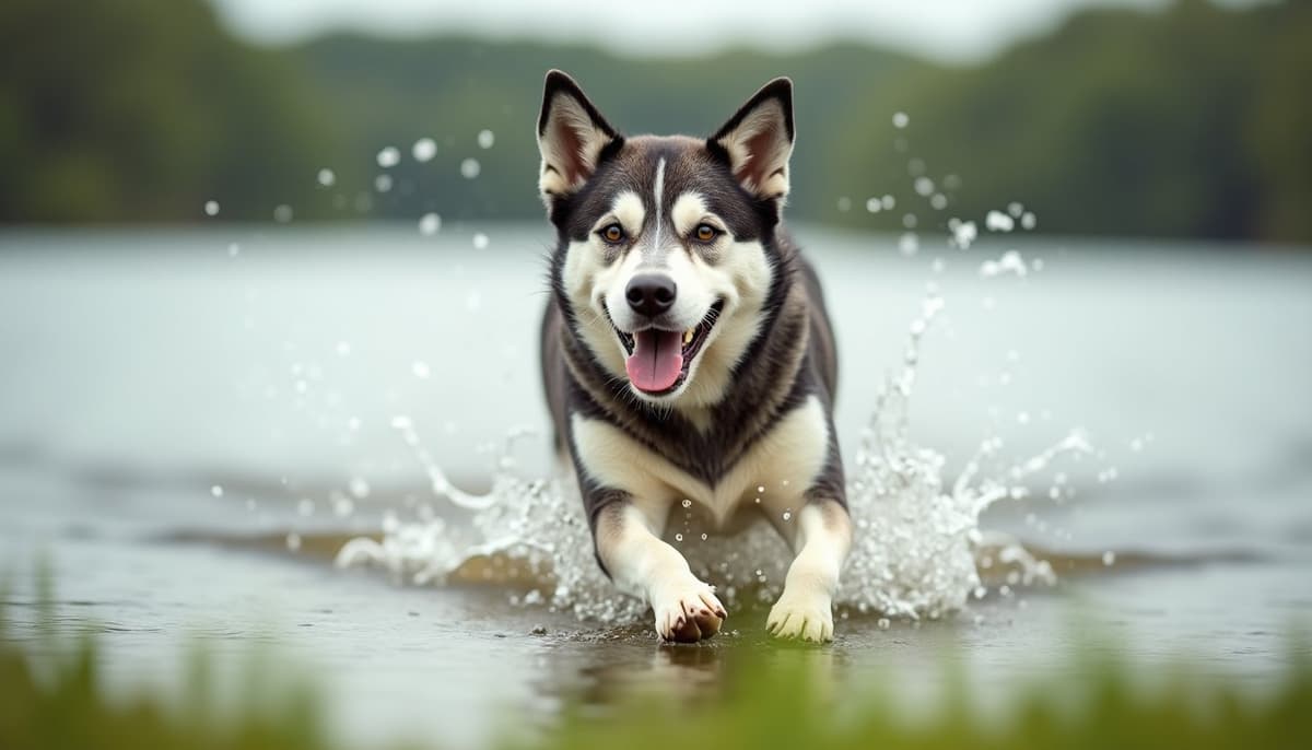 A dog being cared for at home, illustrating pitsky joint health guide