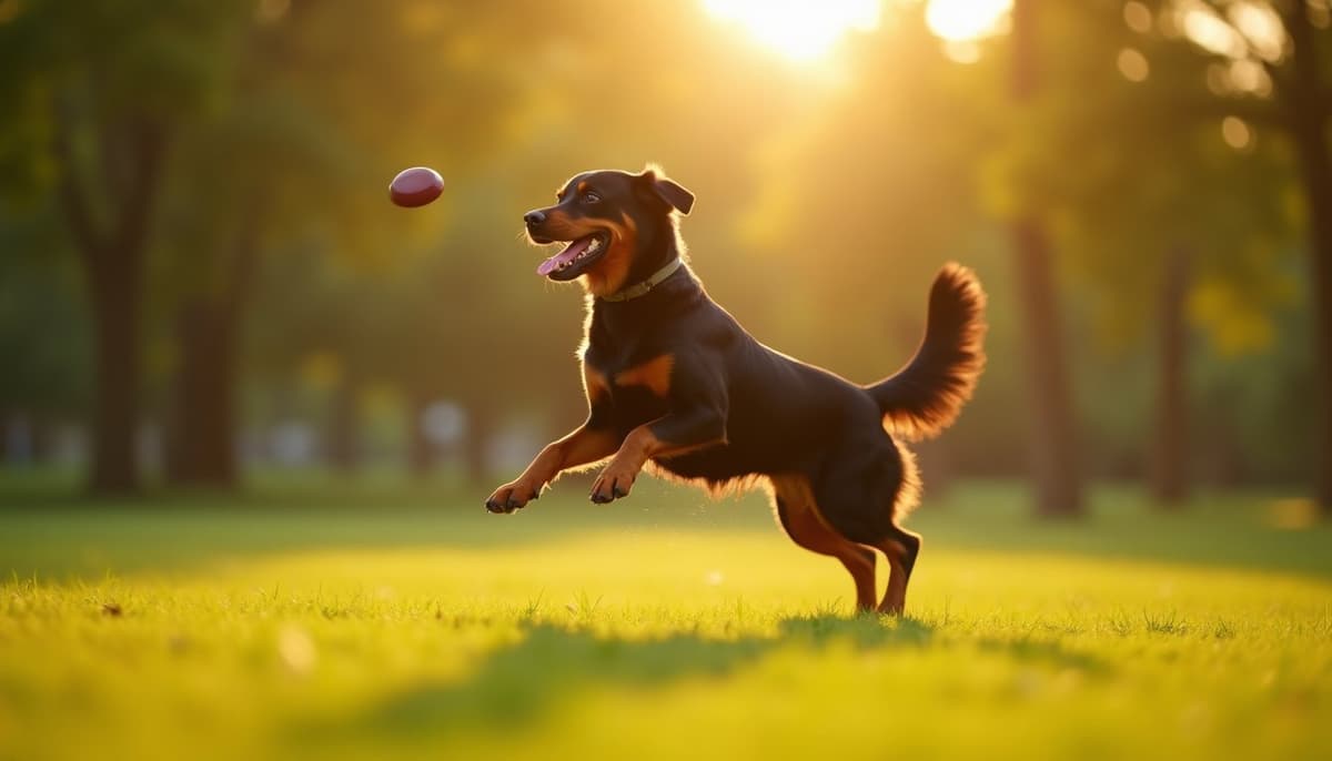 A dog being cared for at home, illustrating rottweilers joint health guide