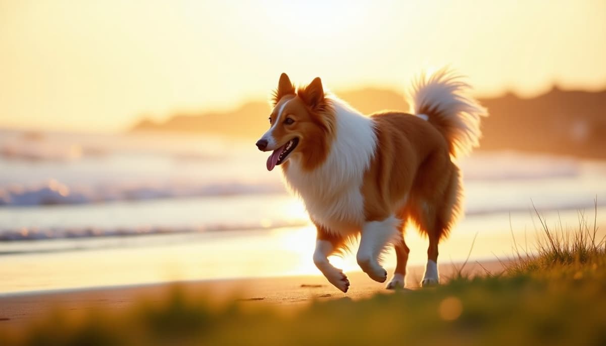 A dog being cared for at home, illustrating shetland sheepdogs joint health guide