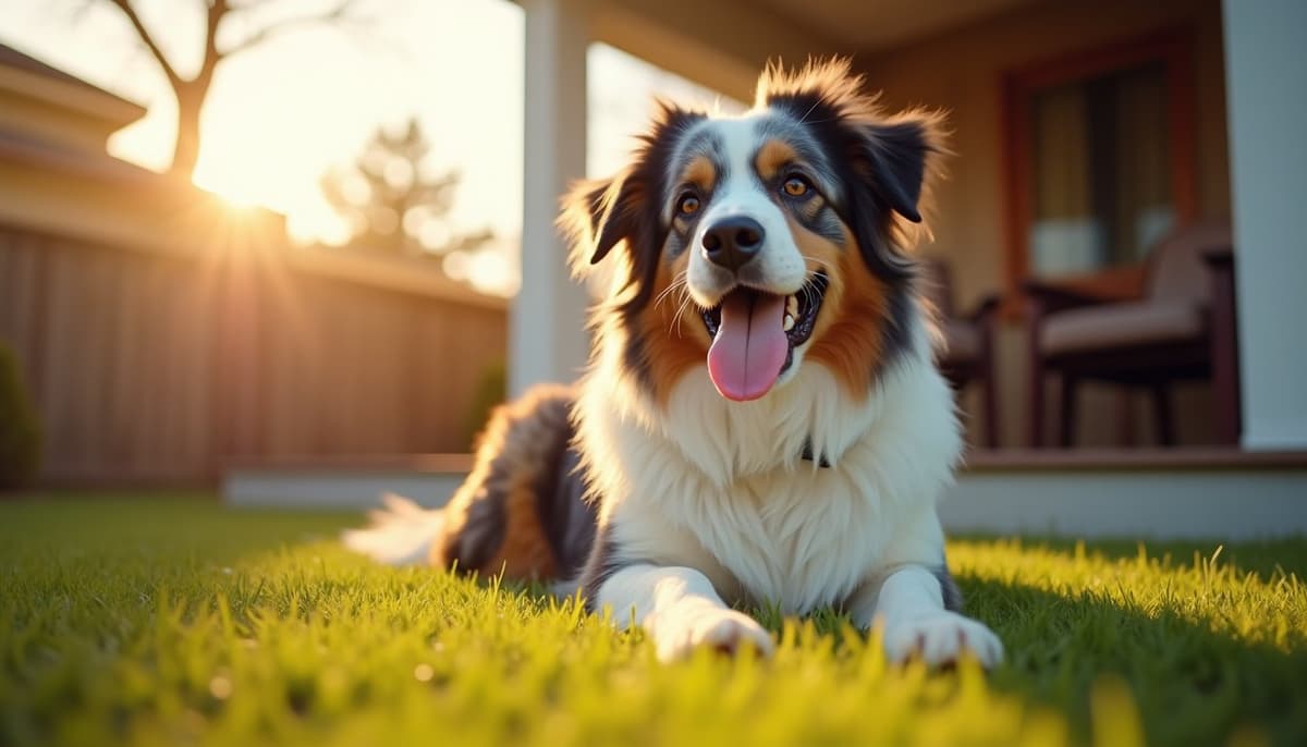 A dog being cared for at home, illustrating arthritis in dogs
