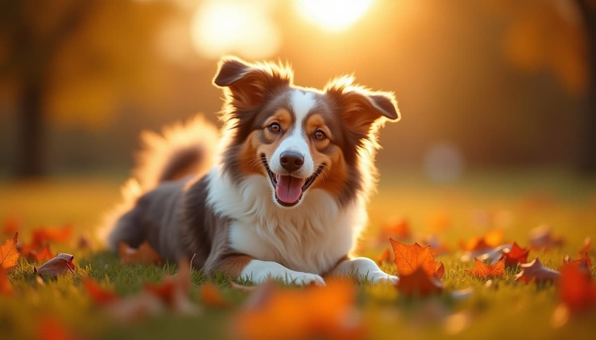 A dog being cared for at home, illustrating bursitis in dogs