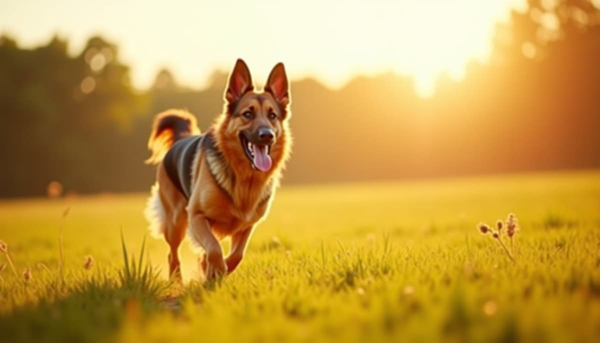 A dog being cared for at home, illustrating chronic diarrhea in dogs