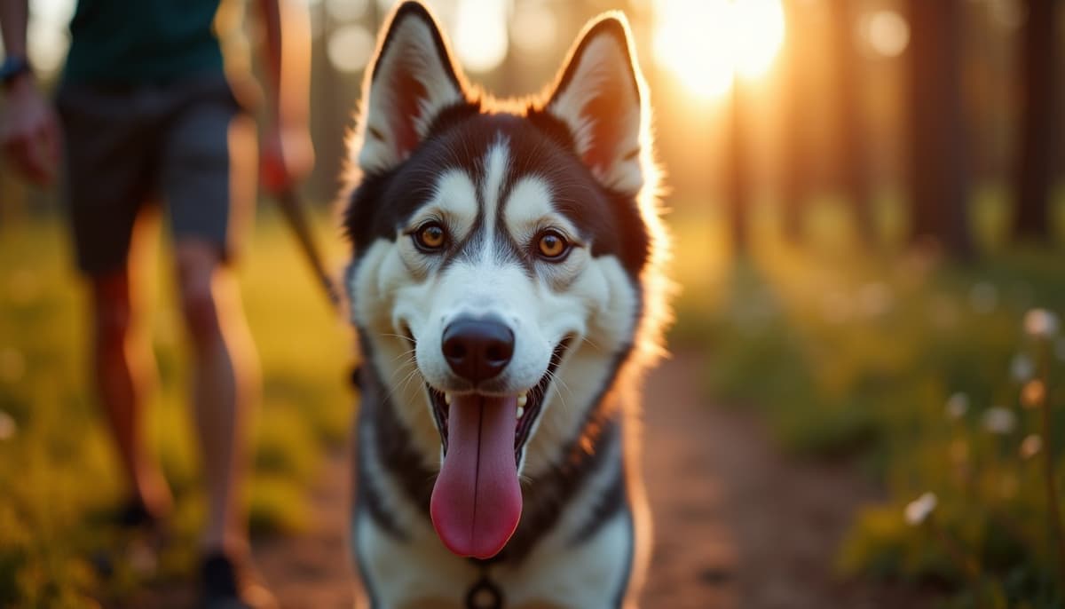 A dog being cared for at home, illustrating fho surgery recovery in dogs: what owners must know