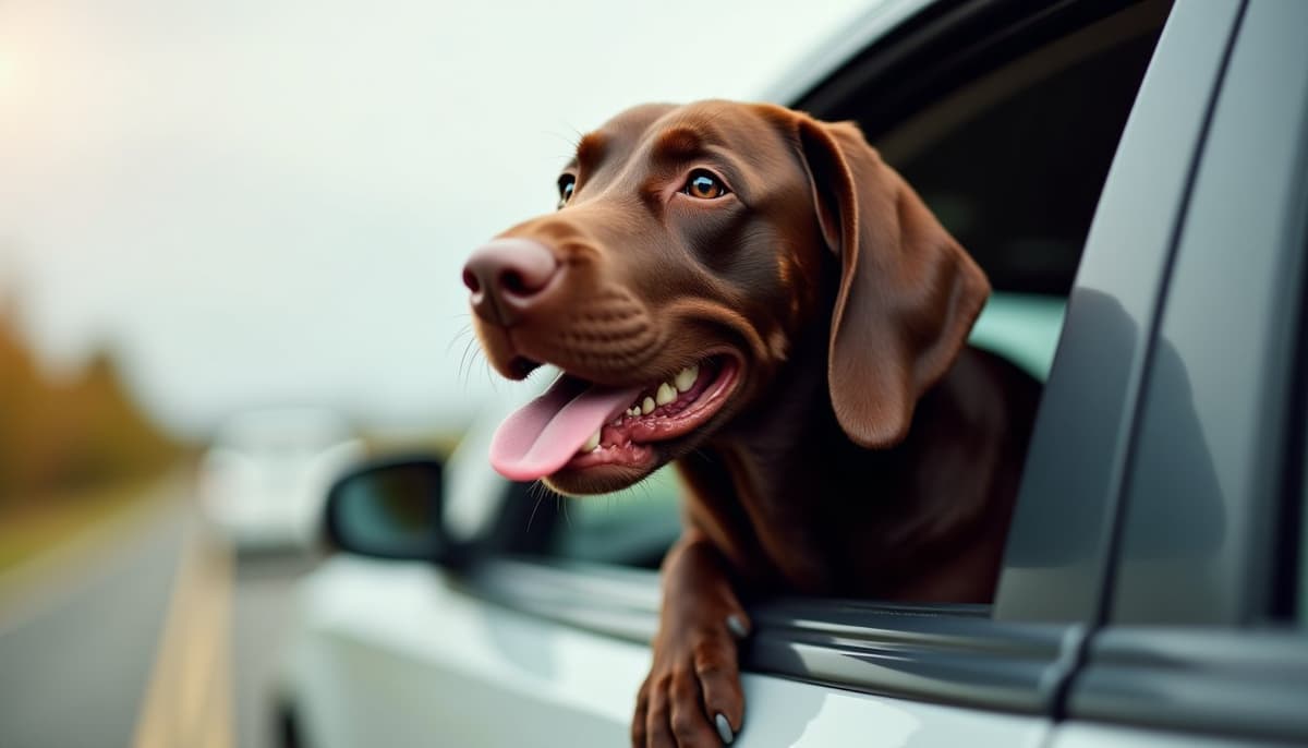 A dog being cared for at home, illustrating hot spots in dogs