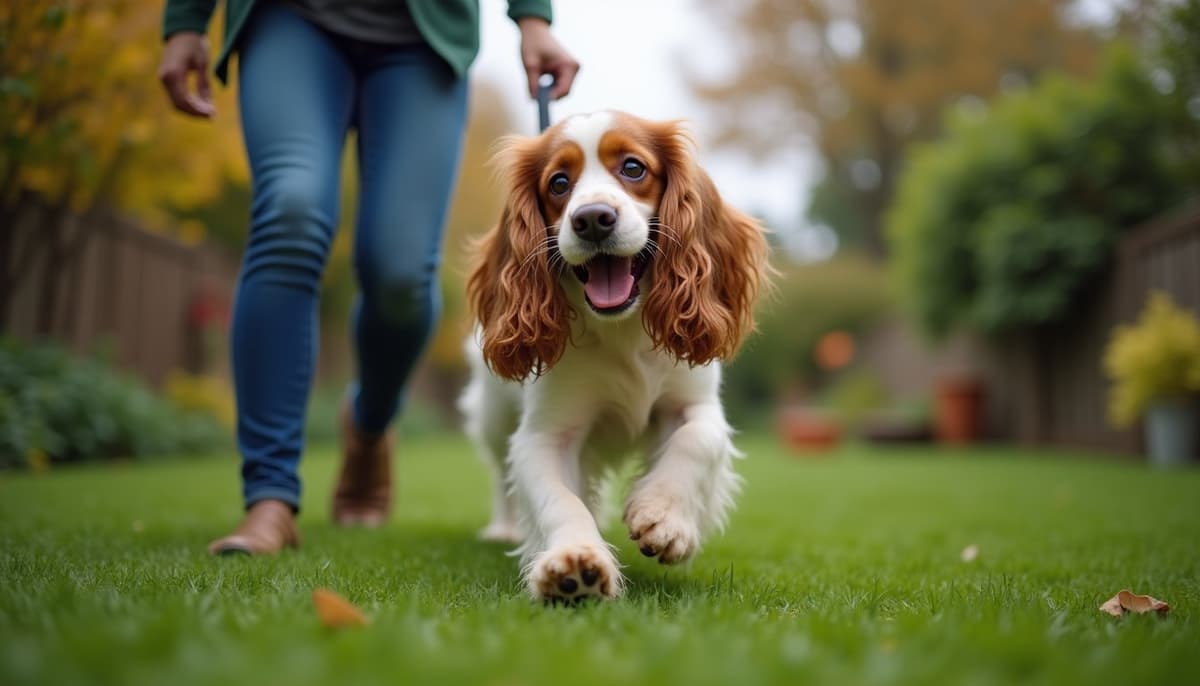 A dog on a walk — Canine Rehabilitation in Berkeley, CA