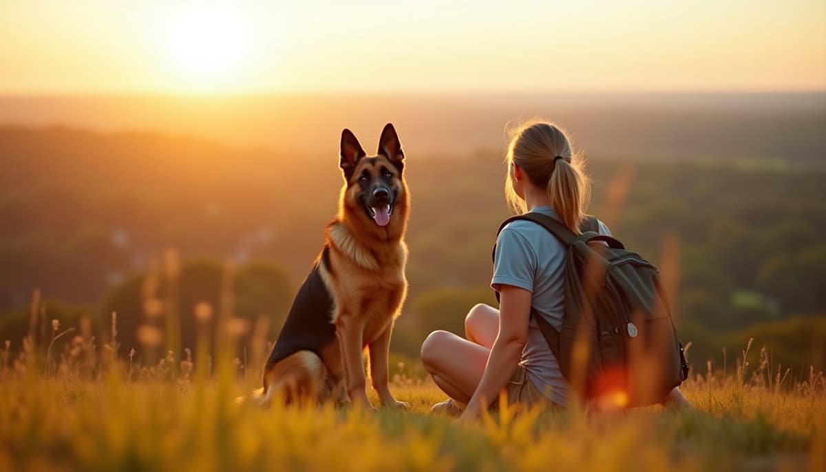 A dog on a walk — Canine Rehabilitation in Charleston, SC