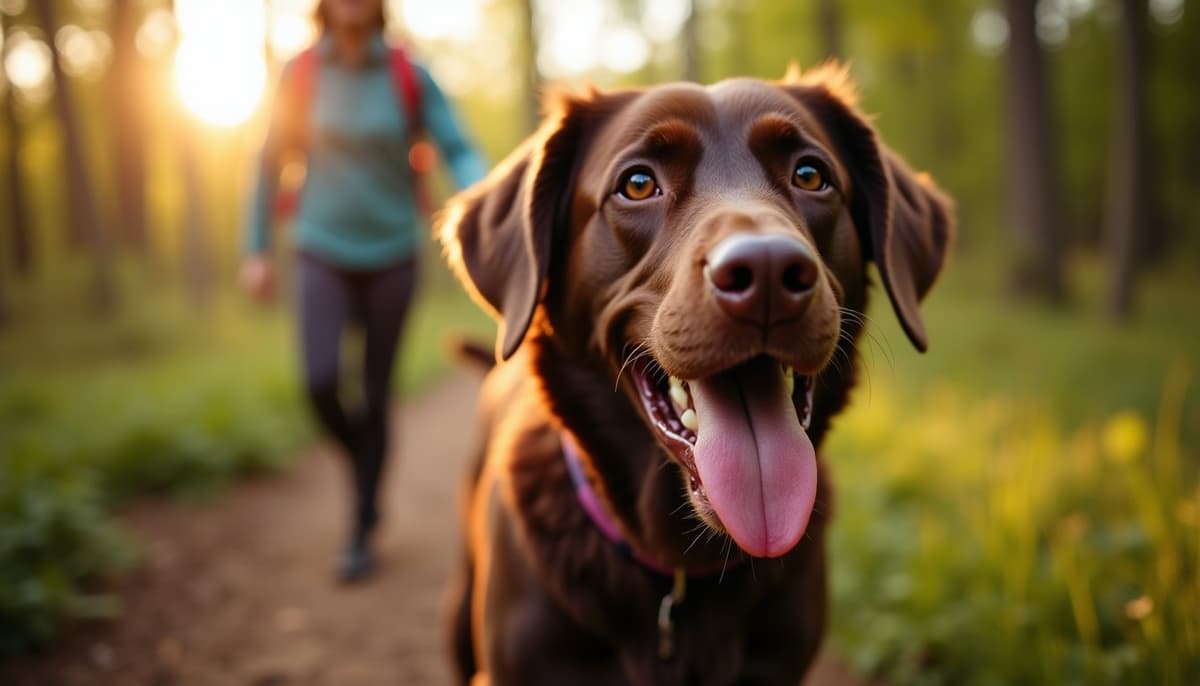 A dog on a walk — Canine Rehabilitation in Chattanooga, TN