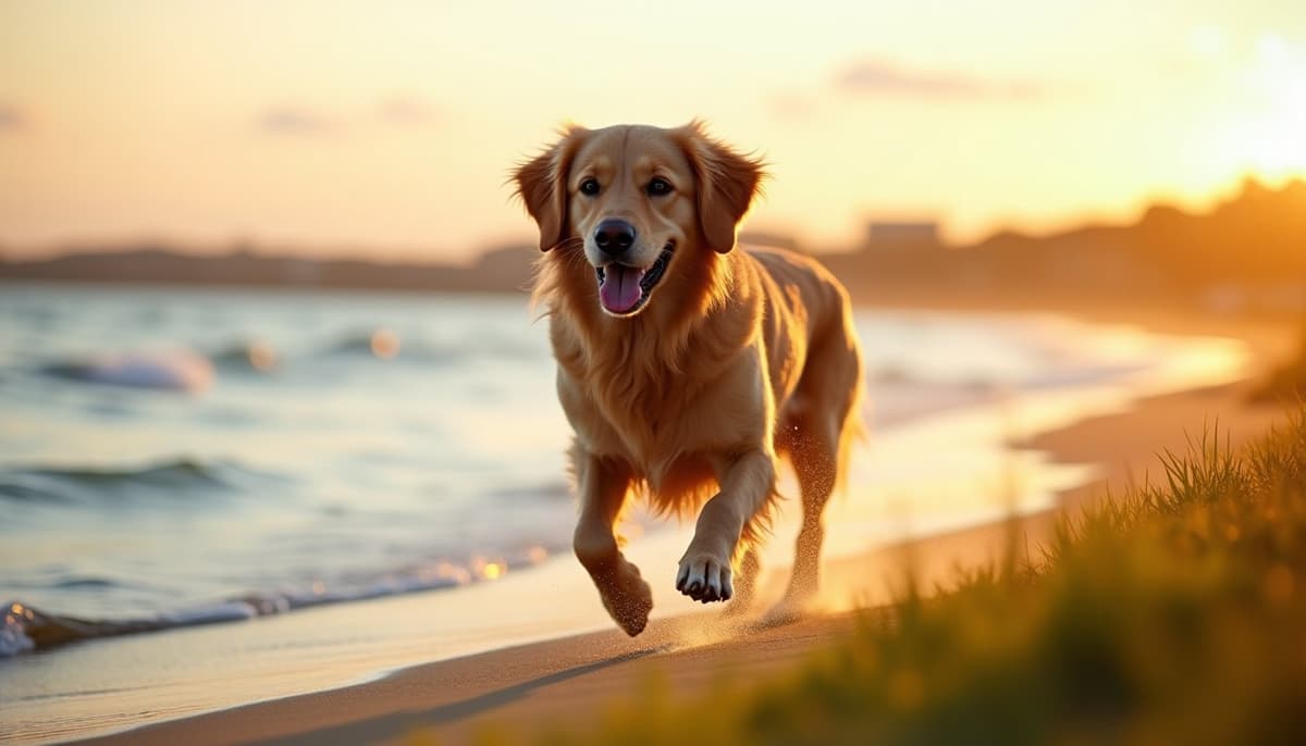 A dog on a walk — Canine Rehabilitation in Denver, CO