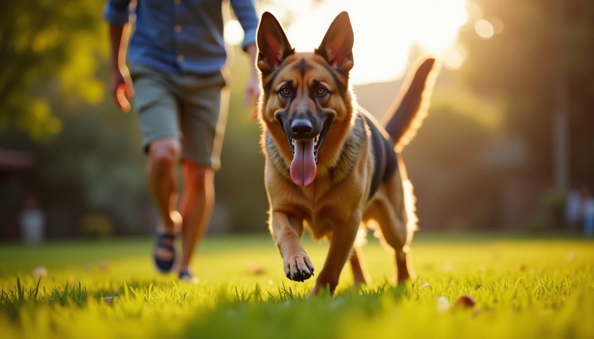 A dog on a walk — Canine Rehabilitation in El Monte, CA