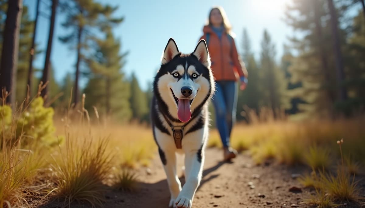 A dog on a walk — Canine Rehabilitation in Fargo, ND