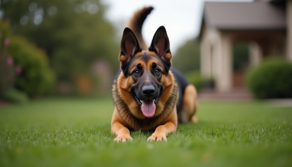 A dog on a walk — Canine Rehabilitation in Garden Grove, CA