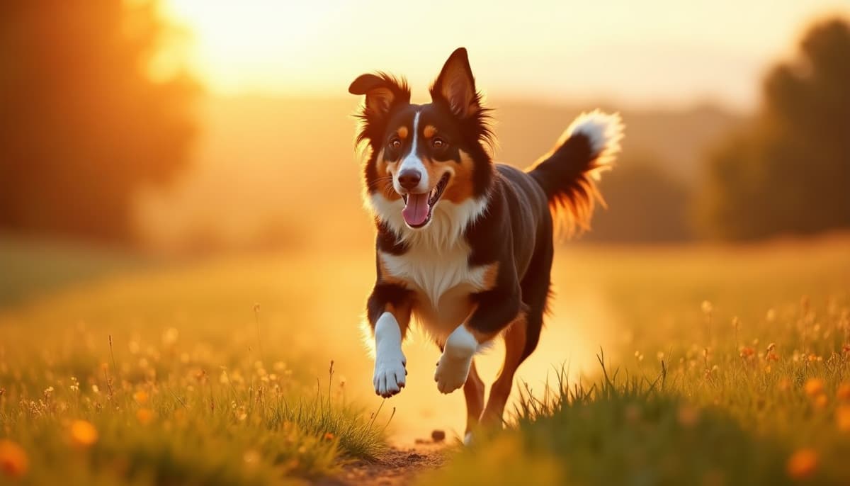 A dog on a walk — Canine Rehabilitation in Irvine, CA
