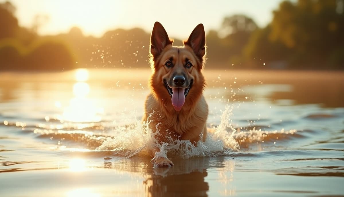 A dog on a walk — Canine Rehabilitation in Lubbock, TX