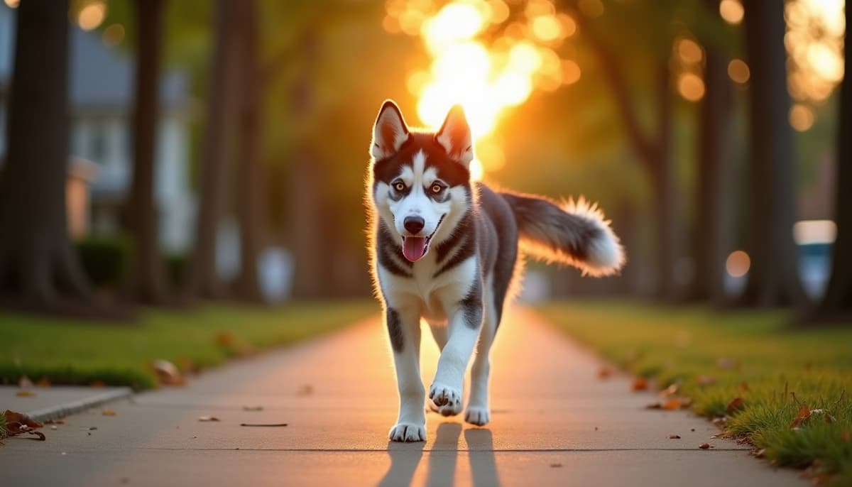 A dog on a walk — Canine Rehabilitation in Nashville, TN