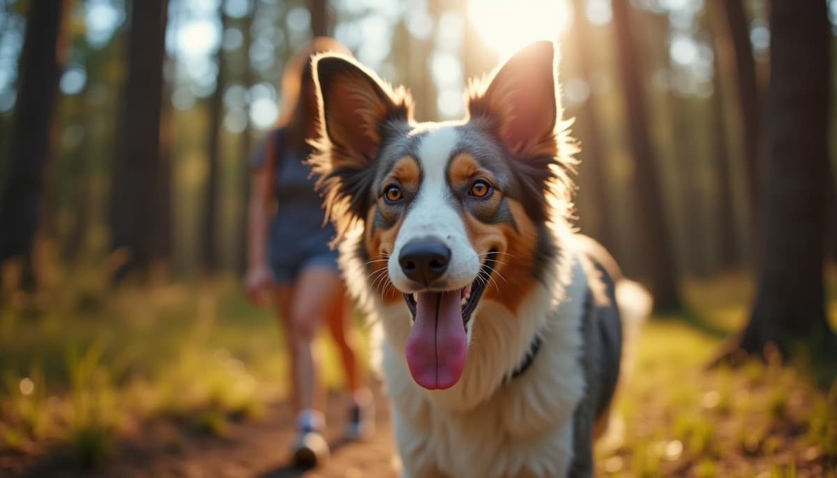 A dog on a walk — Canine Rehabilitation in Norwalk, CT