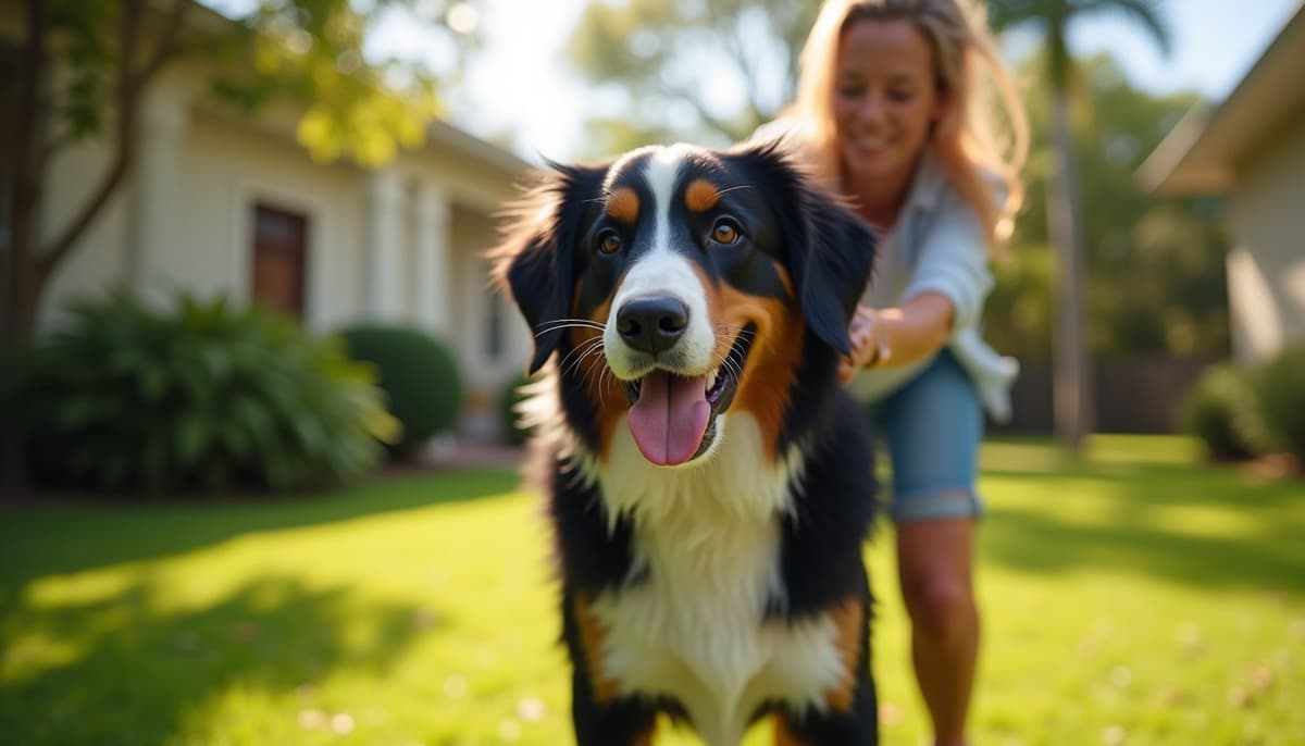 A dog on a walk — Canine Rehabilitation in Palm Bay, FL