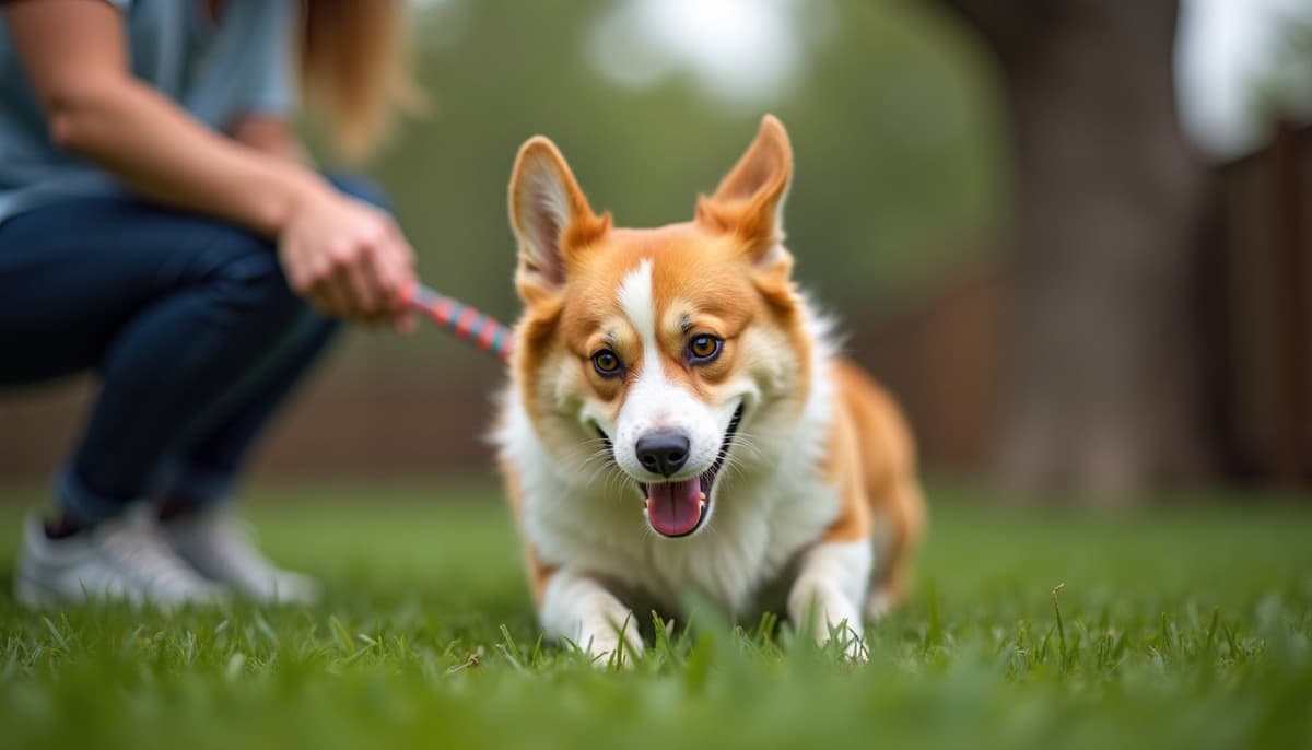 A dog on a walk — Canine Rehabilitation in Pueblo, CO