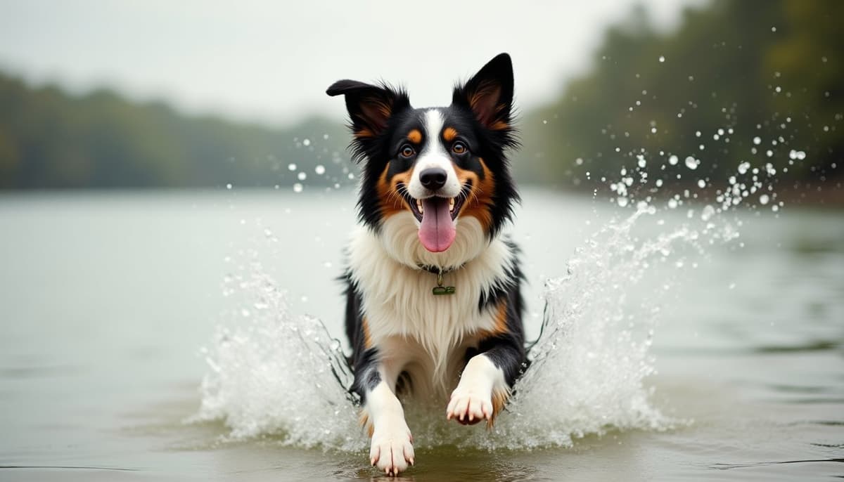 A dog on a walk — Canine Rehabilitation in Round Rock, TX
