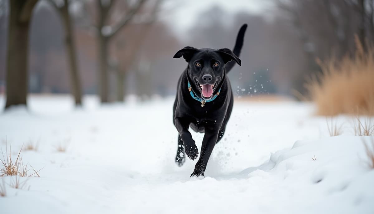 A dog on a walk — Canine Rehabilitation in Saint Louis, MO