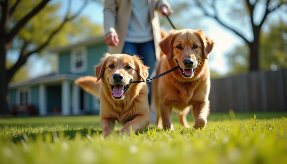 A dog on a walk — Canine Rehabilitation in San Antonio, TX