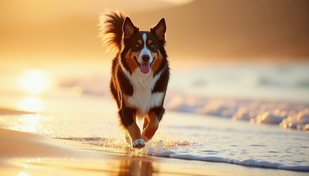 A dog on a walk — Canine Rehabilitation in Simi Valley, CA