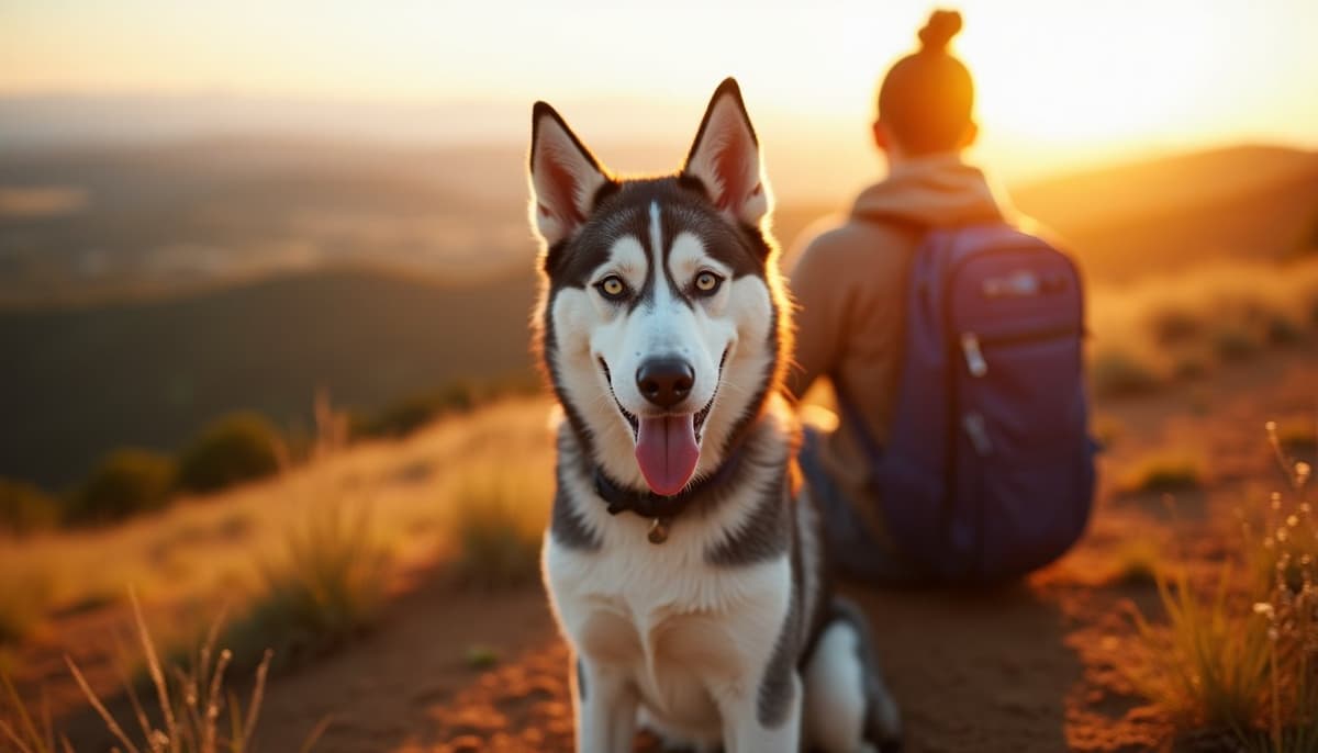 A dog on a walk — Canine Rehabilitation in Stockton, CA